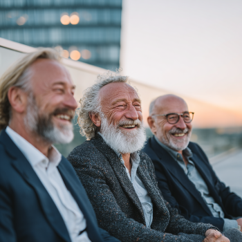 Успешен мъж с постигнати цели